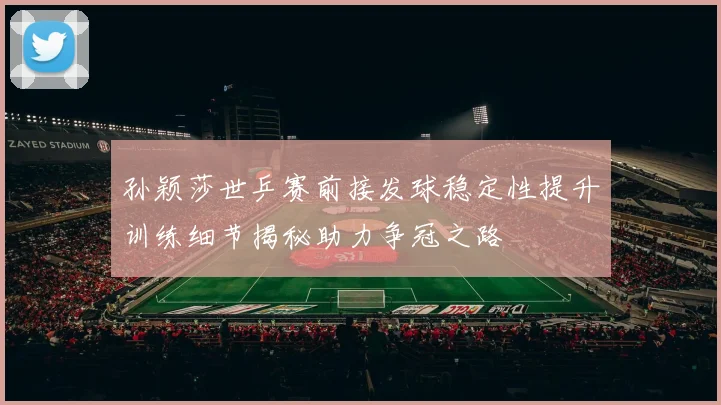 孙颖莎世乒赛前接发球稳定性提升训练细节揭秘助力争冠之路